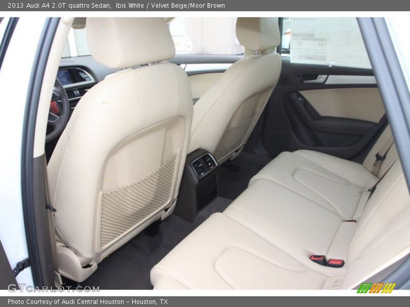 Ibis White / Velvet Beige/Moor Brown 2013 Audi A4 2.0T quattro Sedan
