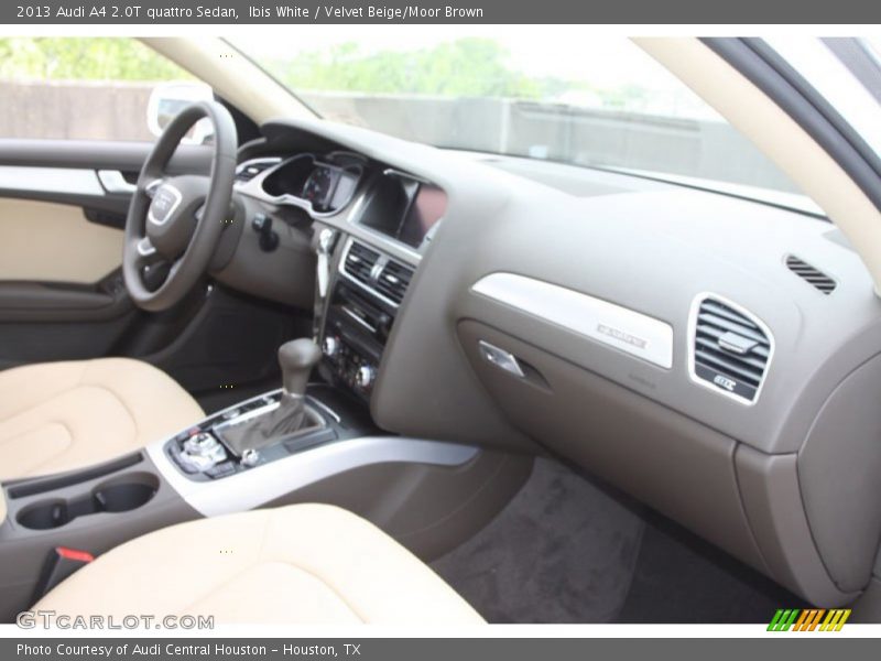 Ibis White / Velvet Beige/Moor Brown 2013 Audi A4 2.0T quattro Sedan