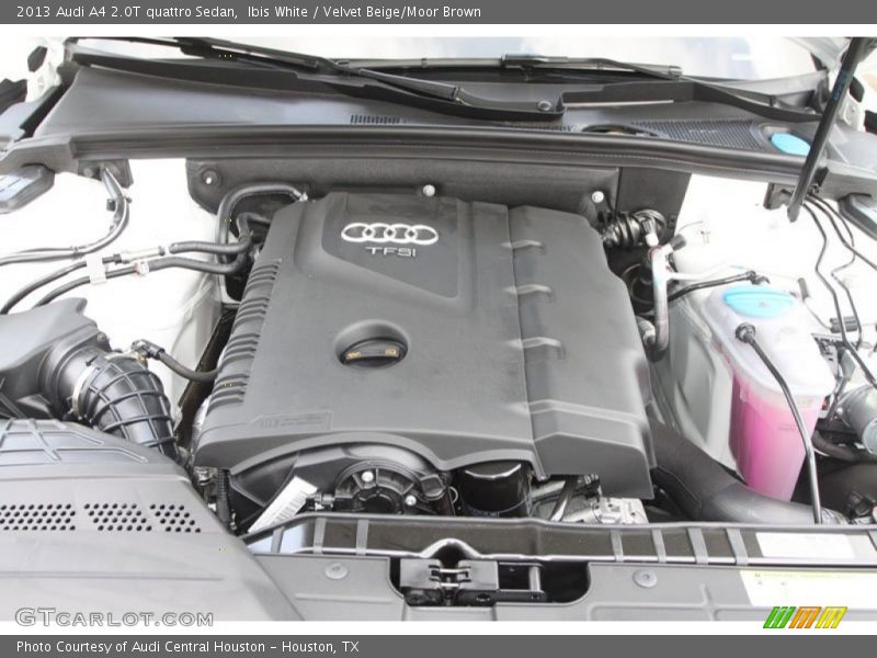 Ibis White / Velvet Beige/Moor Brown 2013 Audi A4 2.0T quattro Sedan