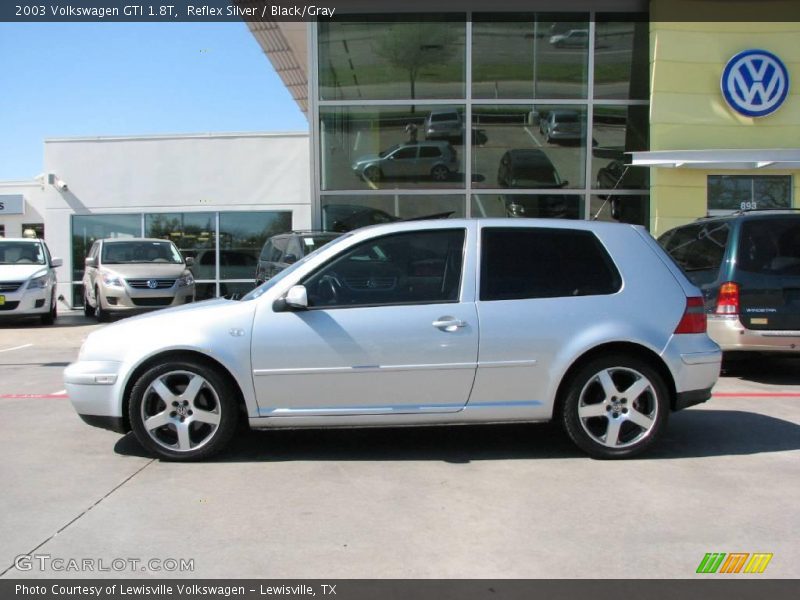 Reflex Silver / Black/Gray 2003 Volkswagen GTI 1.8T