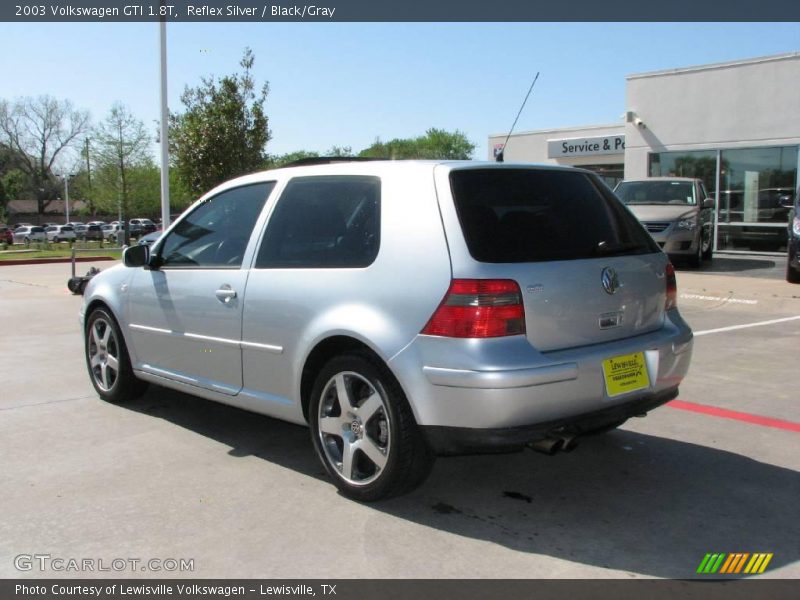 Reflex Silver / Black/Gray 2003 Volkswagen GTI 1.8T