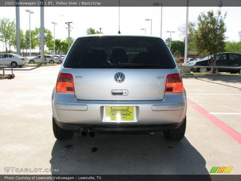 Reflex Silver / Black/Gray 2003 Volkswagen GTI 1.8T