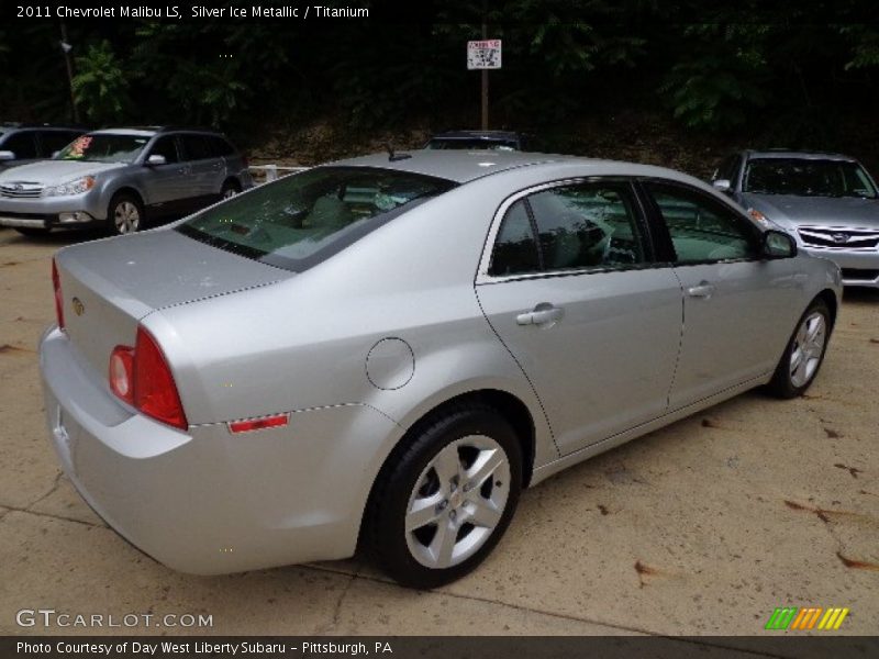 Silver Ice Metallic / Titanium 2011 Chevrolet Malibu LS