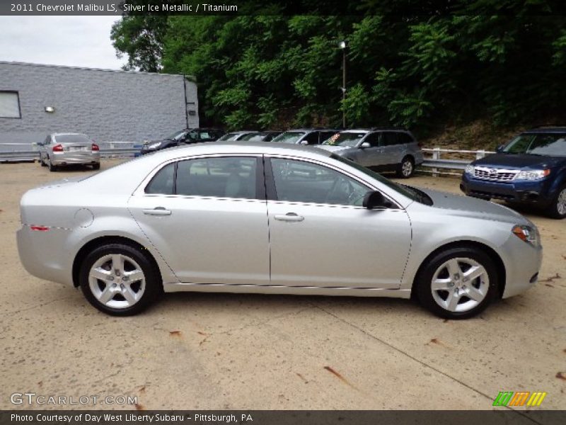 Silver Ice Metallic / Titanium 2011 Chevrolet Malibu LS
