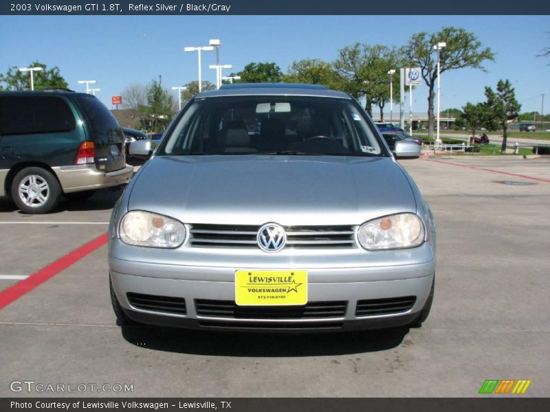 Reflex Silver / Black/Gray 2003 Volkswagen GTI 1.8T