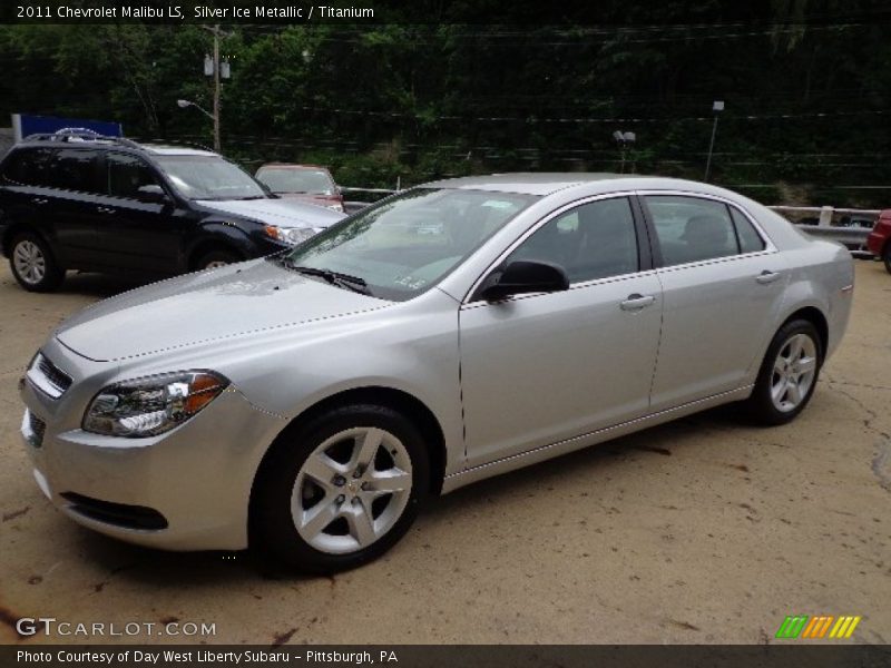 Silver Ice Metallic / Titanium 2011 Chevrolet Malibu LS