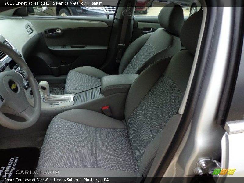 Silver Ice Metallic / Titanium 2011 Chevrolet Malibu LS