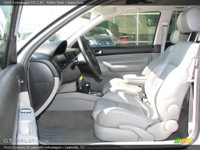Reflex Silver / Black/Gray 2003 Volkswagen GTI 1.8T