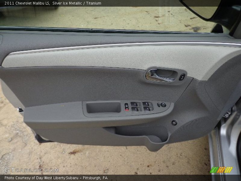 Silver Ice Metallic / Titanium 2011 Chevrolet Malibu LS