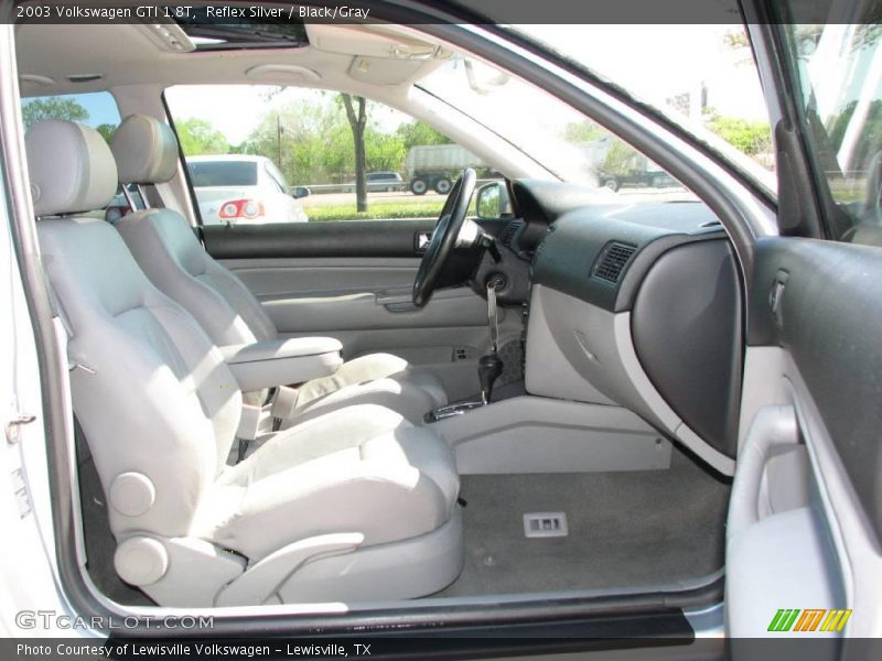 Reflex Silver / Black/Gray 2003 Volkswagen GTI 1.8T