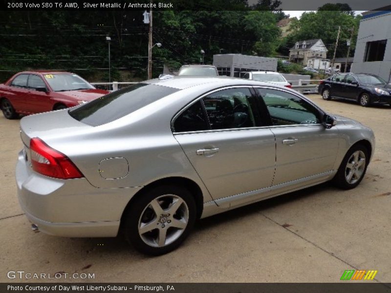 Silver Metallic / Anthracite Black 2008 Volvo S80 T6 AWD