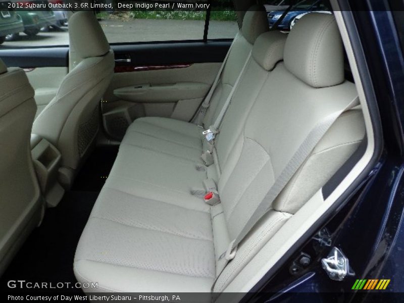 Deep Indigo Pearl / Warm Ivory 2012 Subaru Outback 3.6R Limited