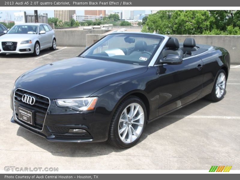 Phantom Black Pearl Effect / Black 2013 Audi A5 2.0T quattro Cabriolet