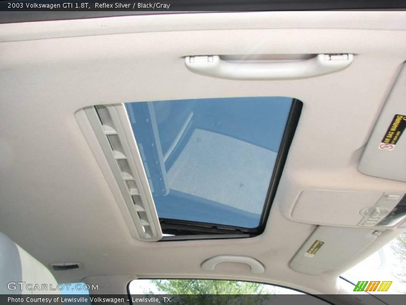 Reflex Silver / Black/Gray 2003 Volkswagen GTI 1.8T