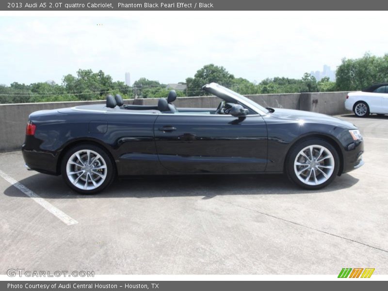 Phantom Black Pearl Effect / Black 2013 Audi A5 2.0T quattro Cabriolet