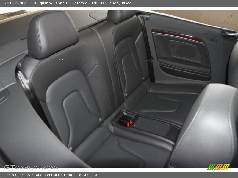 Rear Seat of 2013 A5 2.0T quattro Cabriolet