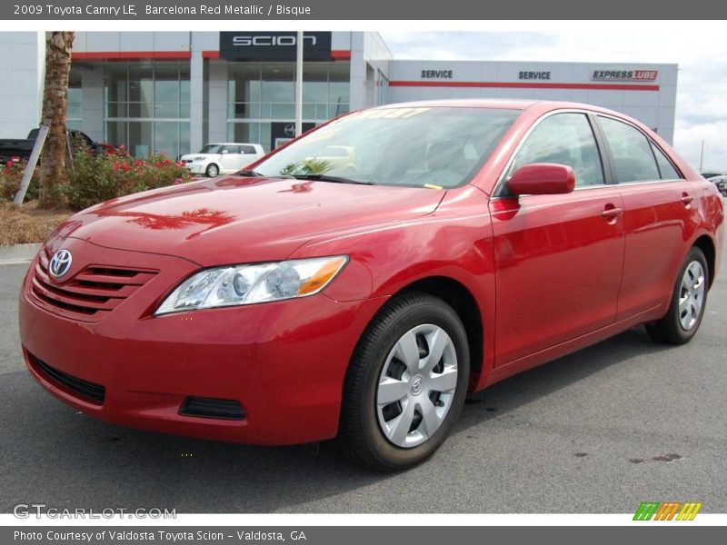 Barcelona Red Metallic / Bisque 2009 Toyota Camry LE