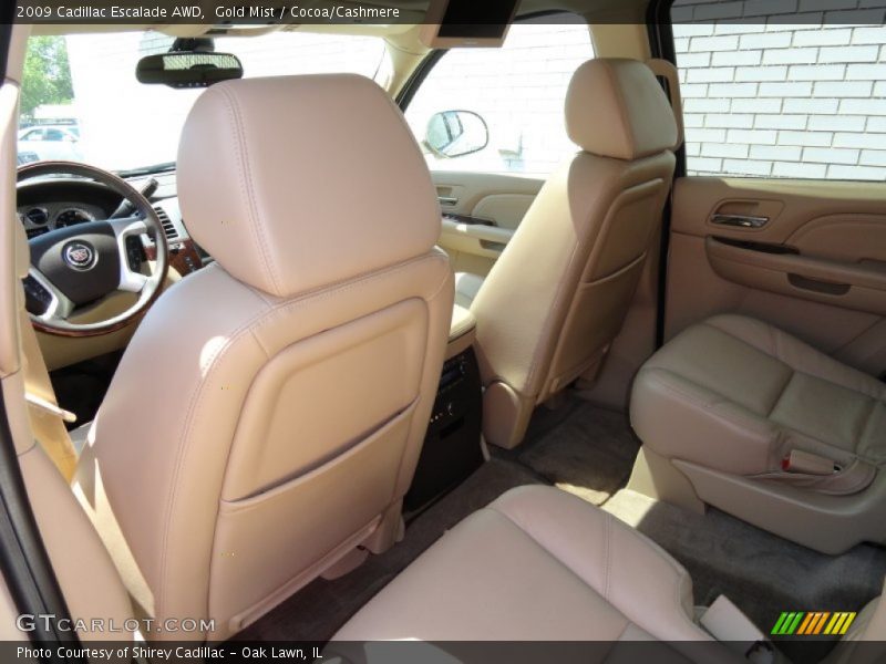 Gold Mist / Cocoa/Cashmere 2009 Cadillac Escalade AWD