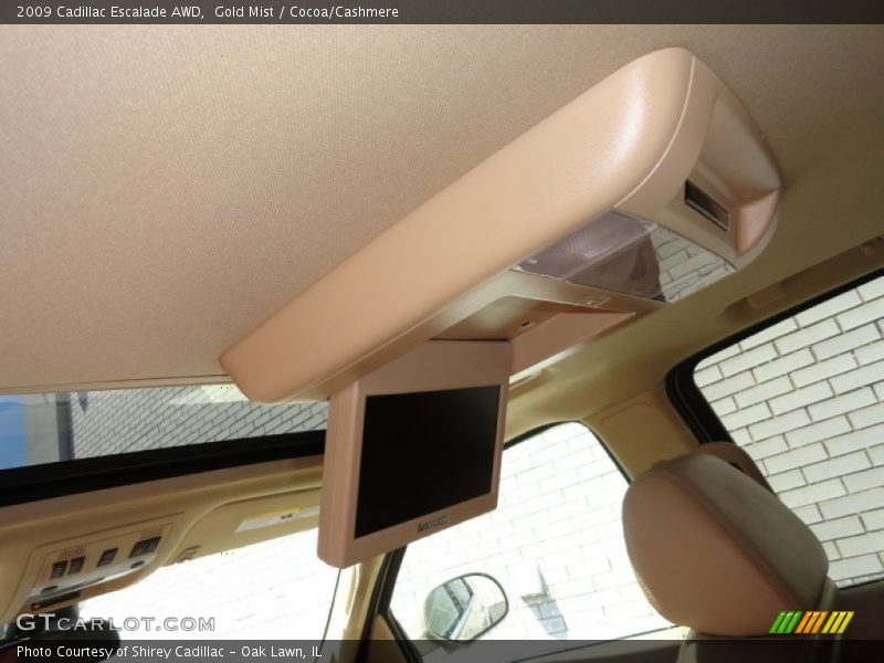 Gold Mist / Cocoa/Cashmere 2009 Cadillac Escalade AWD