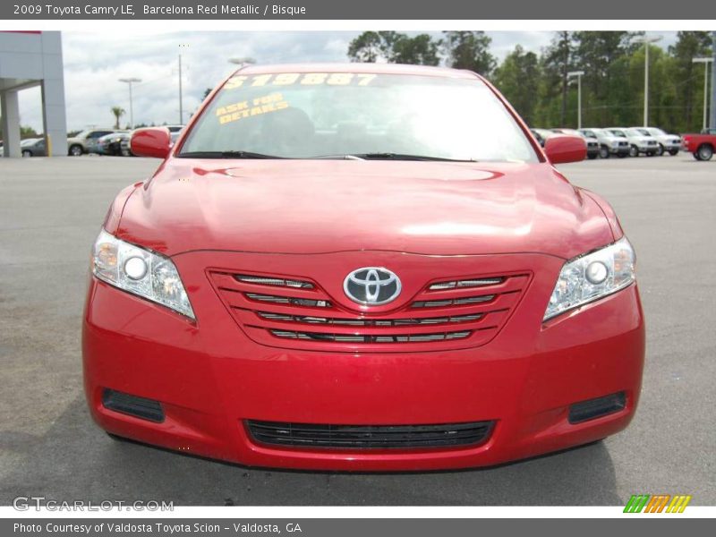 Barcelona Red Metallic / Bisque 2009 Toyota Camry LE