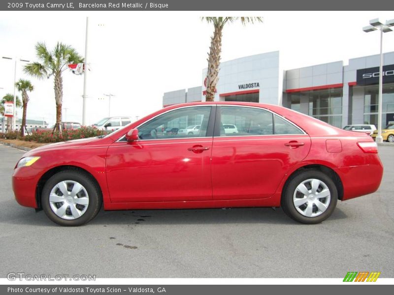 Barcelona Red Metallic / Bisque 2009 Toyota Camry LE