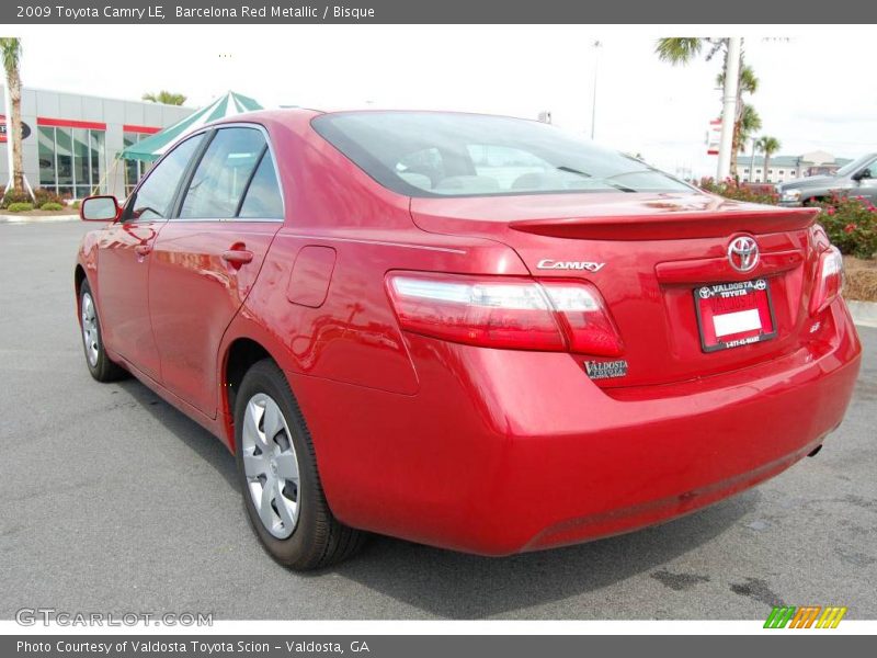 Barcelona Red Metallic / Bisque 2009 Toyota Camry LE