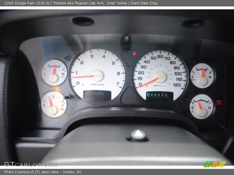  2005 Ram 1500 SLT Rumble Bee Regular Cab 4x4 SLT Rumble Bee Regular Cab 4x4 Gauges