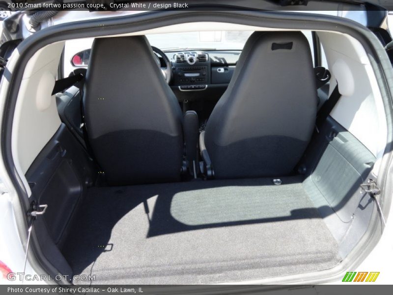 Crystal White / design Black 2010 Smart fortwo passion coupe