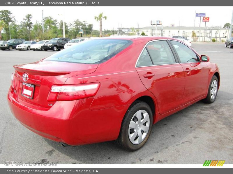 Barcelona Red Metallic / Bisque 2009 Toyota Camry LE