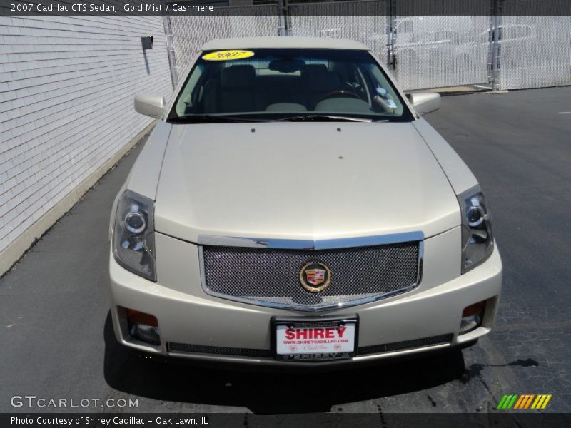Gold Mist / Cashmere 2007 Cadillac CTS Sedan