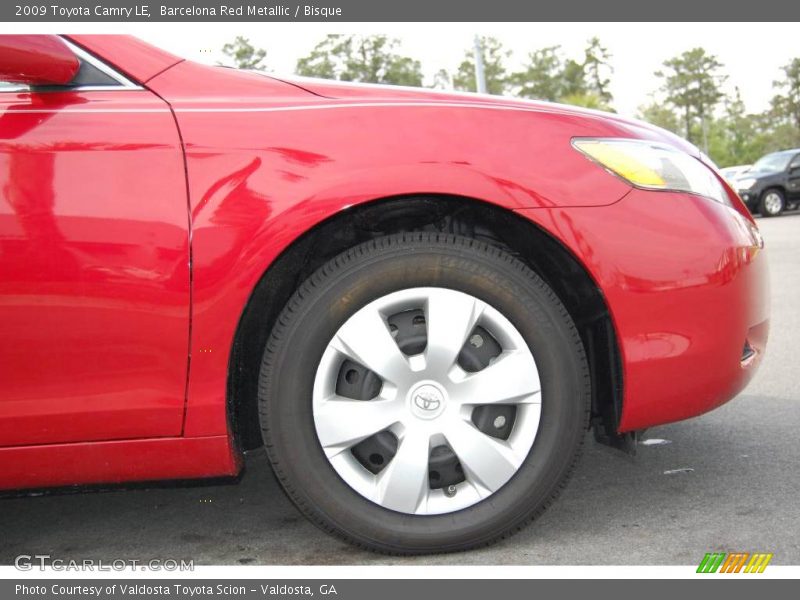 Barcelona Red Metallic / Bisque 2009 Toyota Camry LE