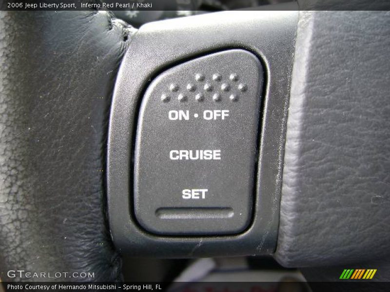 Inferno Red Pearl / Khaki 2006 Jeep Liberty Sport