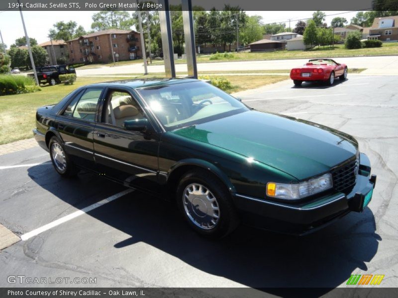 Polo Green Metallic / Beige 1994 Cadillac Seville STS