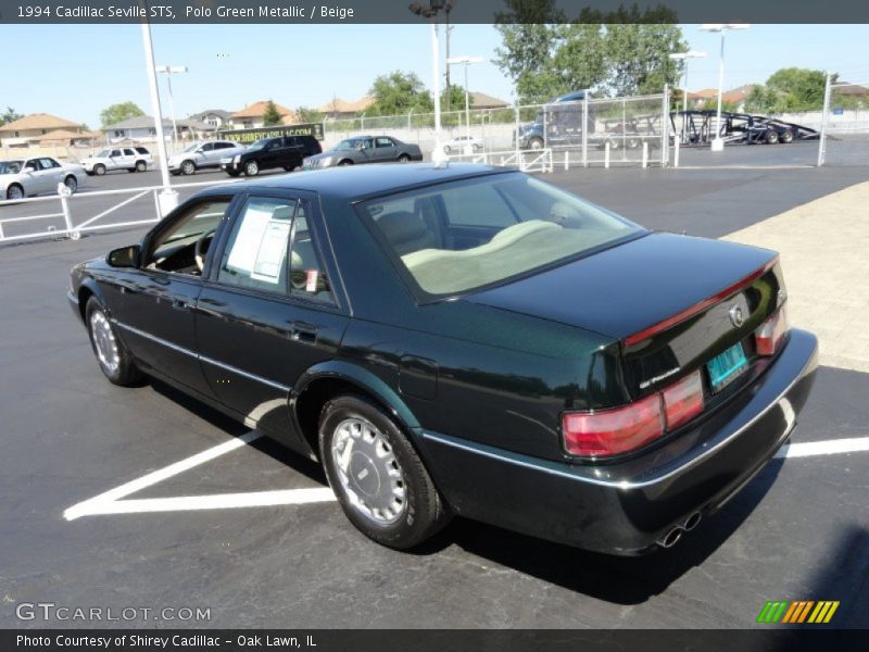 Polo Green Metallic / Beige 1994 Cadillac Seville STS