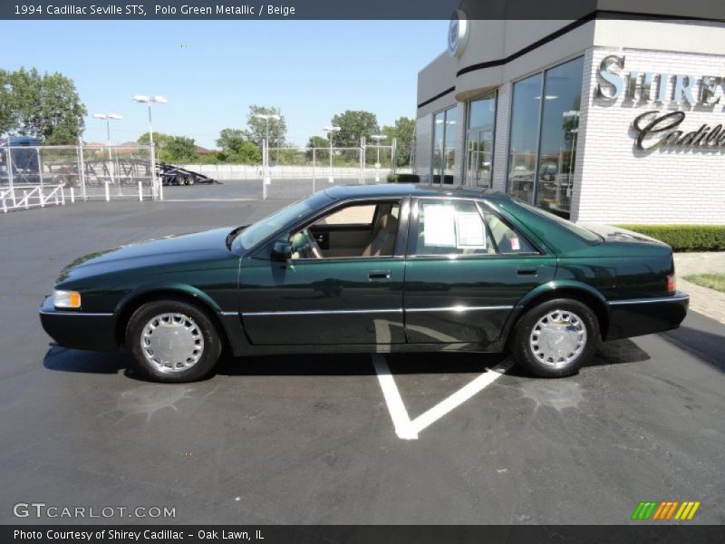 Polo Green Metallic / Beige 1994 Cadillac Seville STS