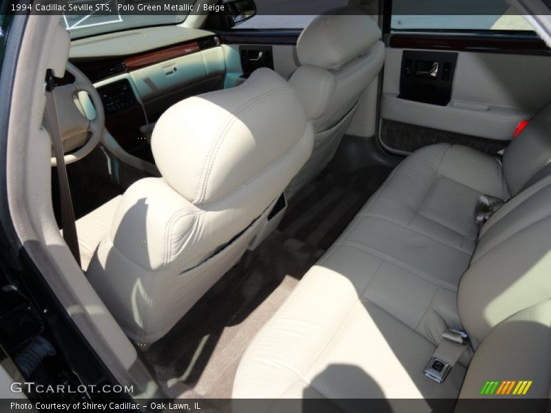 Polo Green Metallic / Beige 1994 Cadillac Seville STS