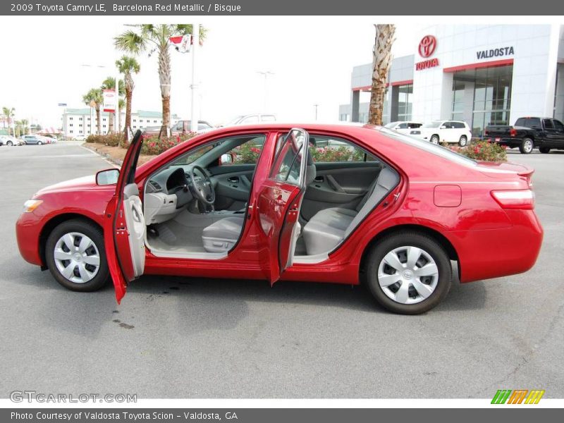 Barcelona Red Metallic / Bisque 2009 Toyota Camry LE
