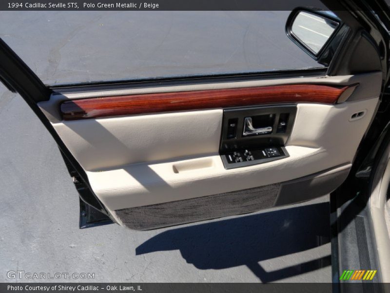 Polo Green Metallic / Beige 1994 Cadillac Seville STS