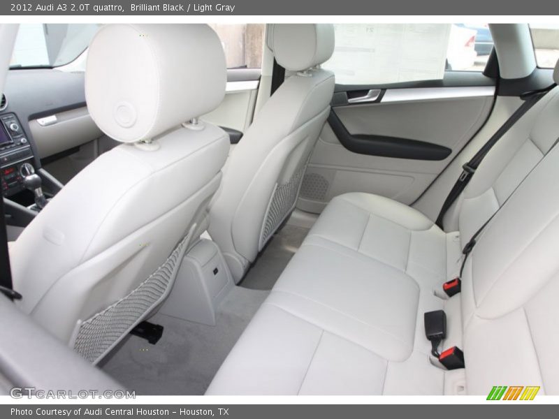 Brilliant Black / Light Gray 2012 Audi A3 2.0T quattro