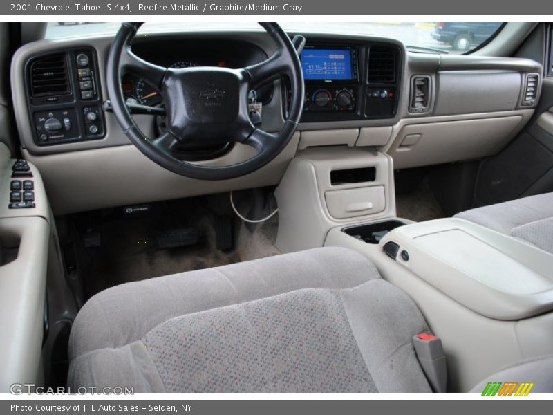 Redfire Metallic / Graphite/Medium Gray 2001 Chevrolet Tahoe LS 4x4
