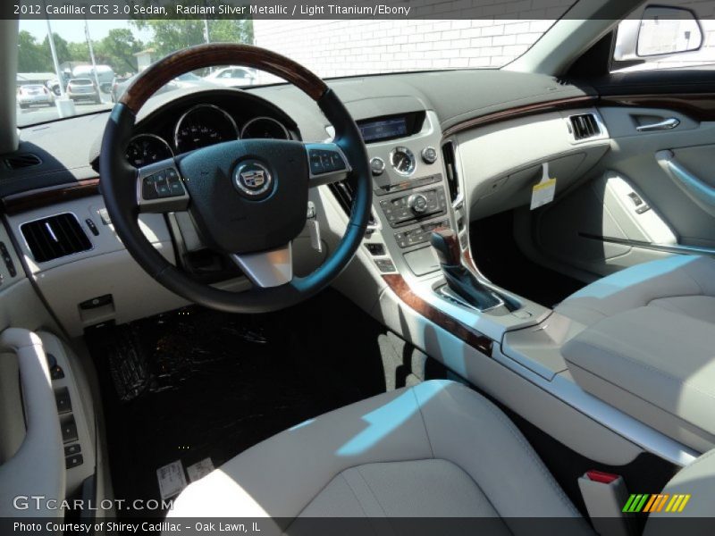 Radiant Silver Metallic / Light Titanium/Ebony 2012 Cadillac CTS 3.0 Sedan