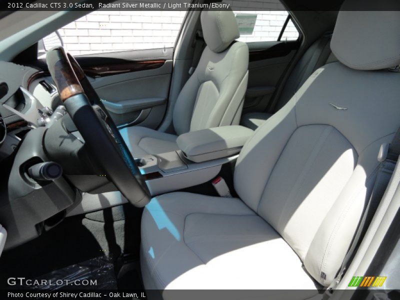 Radiant Silver Metallic / Light Titanium/Ebony 2012 Cadillac CTS 3.0 Sedan