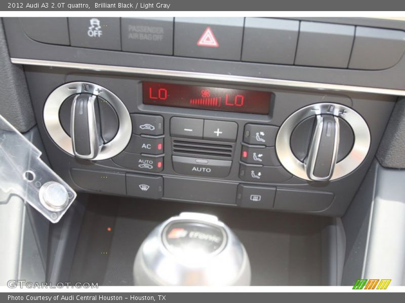 Controls of 2012 A3 2.0T quattro