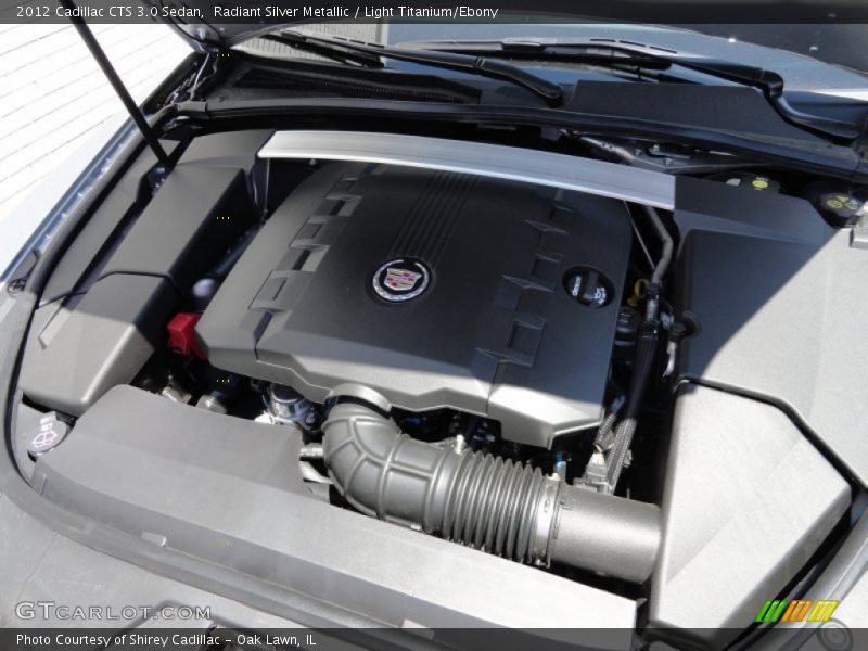 Radiant Silver Metallic / Light Titanium/Ebony 2012 Cadillac CTS 3.0 Sedan
