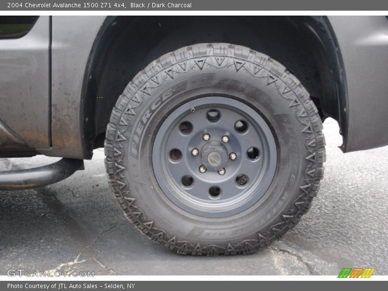 Black / Dark Charcoal 2004 Chevrolet Avalanche 1500 Z71 4x4