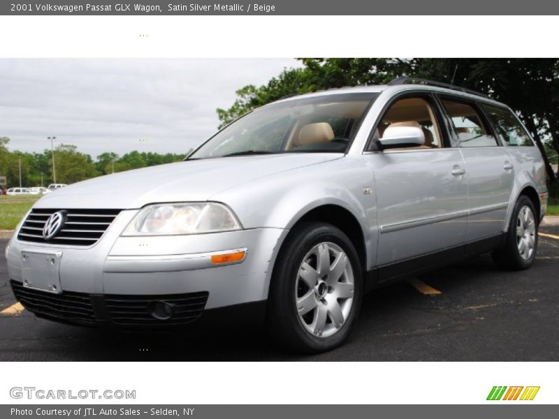 Satin Silver Metallic / Beige 2001 Volkswagen Passat GLX Wagon