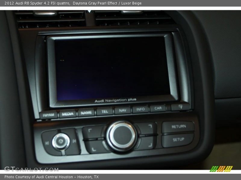 Daytona Gray Pearl Effect / Luxor Beige 2012 Audi R8 Spyder 4.2 FSI quattro