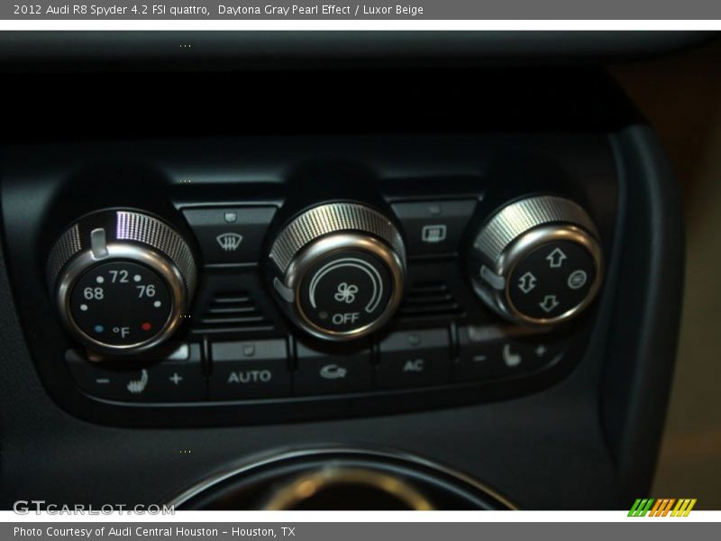 Controls of 2012 R8 Spyder 4.2 FSI quattro