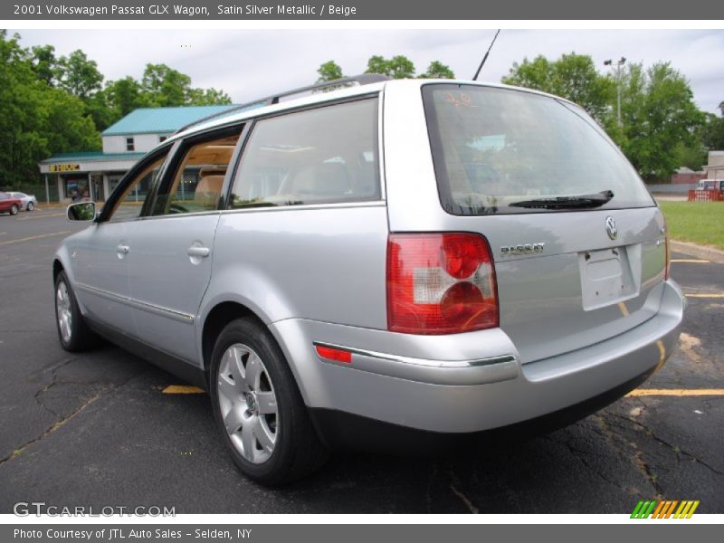 Satin Silver Metallic / Beige 2001 Volkswagen Passat GLX Wagon