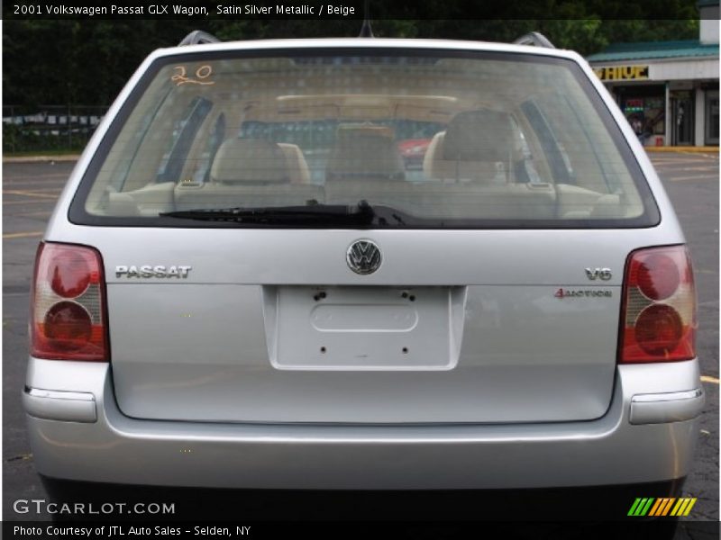 Satin Silver Metallic / Beige 2001 Volkswagen Passat GLX Wagon